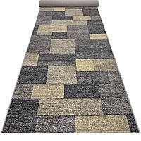 120 см Килимова доріжка в сірому кольорі в коридор та кухню DAFFI 13027/190