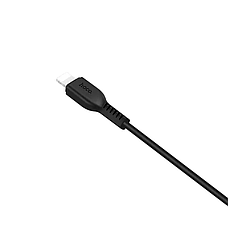 Кабель (дріт) для заряджання смартфона/телефона USB Hoco X20 lighting 2 м чорний, фото 6