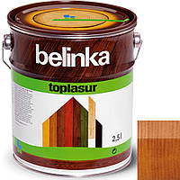Фарба-лазур для дерева Belinka TopLasur № 16 горіх напівглянець 2,5 л