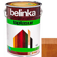 Краска-лазурь для дерева Belinka TopLasur № 16 орех полуглянец 10 л