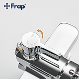 Душева система Frap F2461, поворотний вилив - перемикач на лійку, 3 режими, білий/хром, фото 8