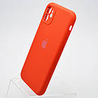 Чохол накладка Silicon case Full Cover Full Camera для iPhone 11 Red Червоний, фото 2