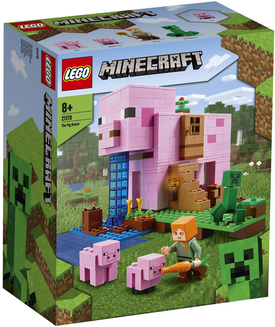 Лего Майнкрафт Будинок свиня Lego Minecraft 21170