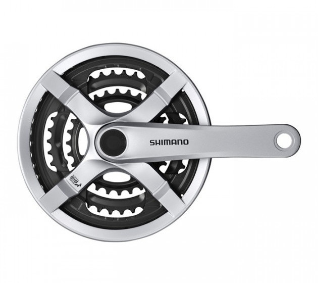 Шатуни SHIMANO Tourney FC-TY501 170мм 42х34х24T із захистом FCTY50142