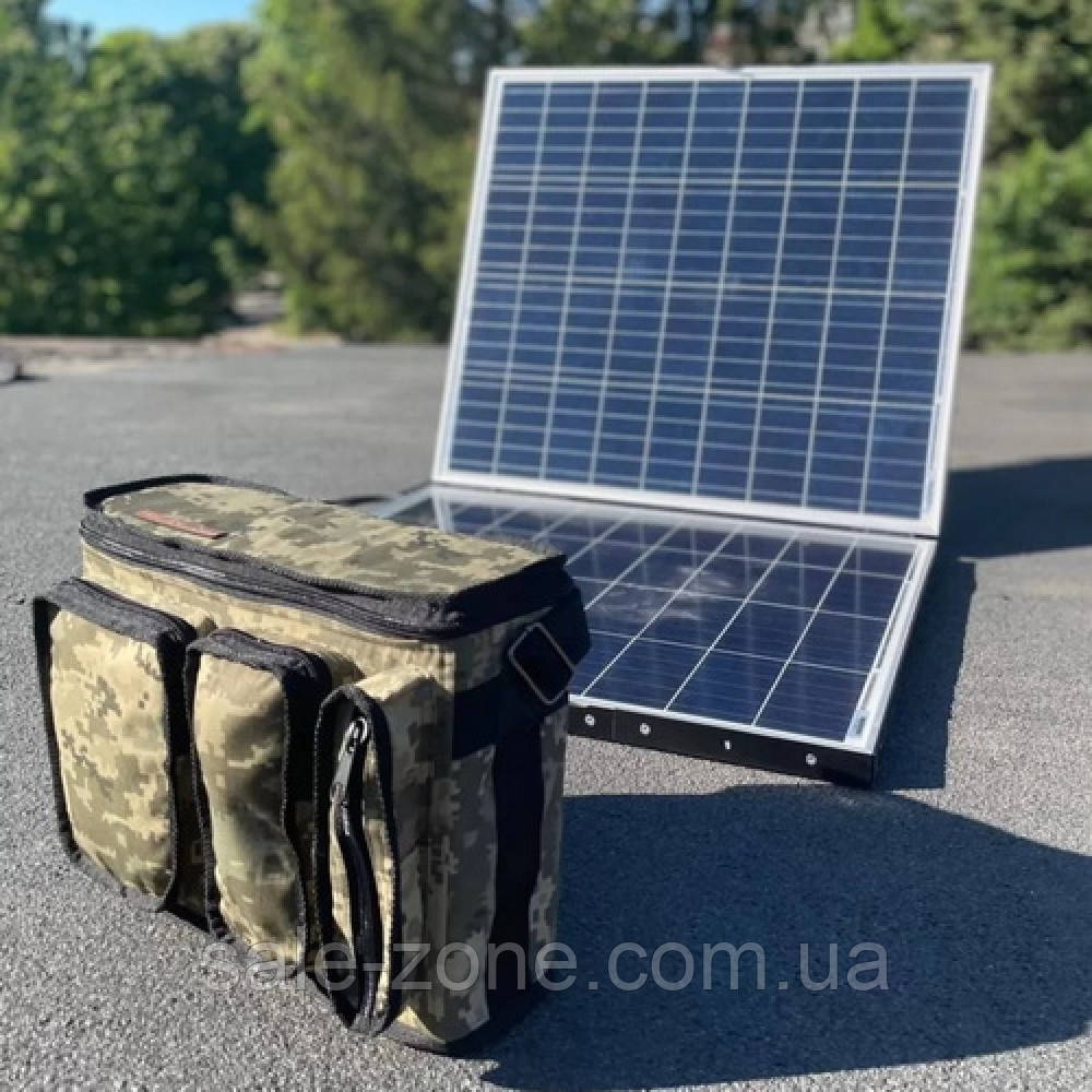 Додаток живлення на сонячних батарях Charger Bandera Solar 200Вт для акумуляторних батарей Li-ion