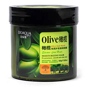 Маска для волосся з оливковою олією BIOAQUA Olive Hair Mask, 500g.