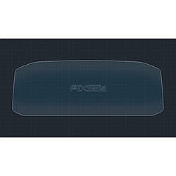 Захисне гібридне скло на приладову панель 9.9" 9H VOLKSWAGEN T-ROC 2021 - 2022