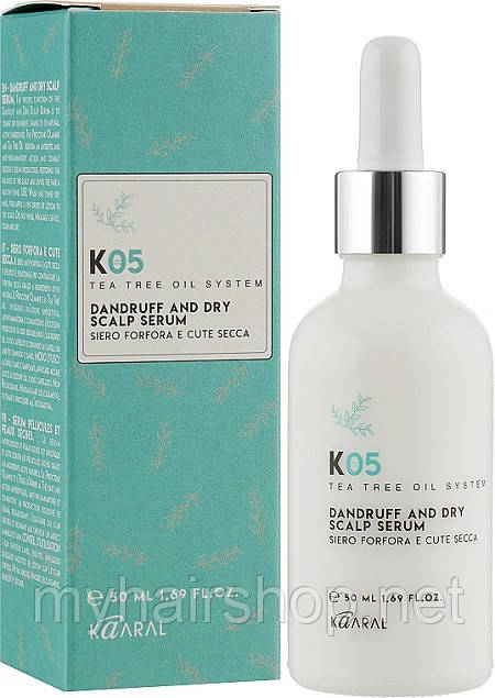 Краплі спрямованої дії проти сухої лупи Kaaral K05 Dandruff Dry 50 мл, фото 1