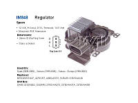 Реле регулятор генератора IM848