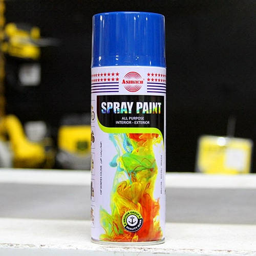 Купить Спрей-краска акриловая ASMACO синий RAL 5005 400 мл, цена 120 ...