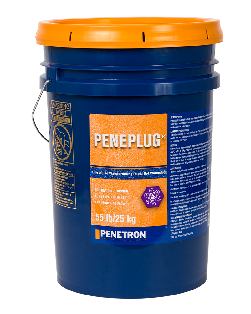 Кристалічна гідроізоляція Peneplug 25 кг, відро