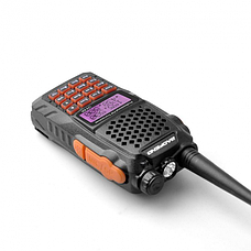Рація професійна дводіапазонна Baofeng UV-6R портативна з вбудованим FM радіоприймачем чорна, фото 5