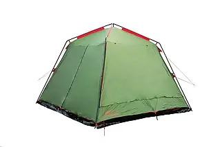 Шатро Tramp Lite Bungalow Green | Просторий кемпінговий тент для відпочинку на природі, надійний захист від сонця та дощу, фото 5