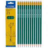 Олівець графітний гнучкий з гумкою Economix Eco Soft E11317, фото 2