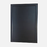 Крейдова дошка 42х60см з рамкою "Чорний" форматом А2 вертикальна