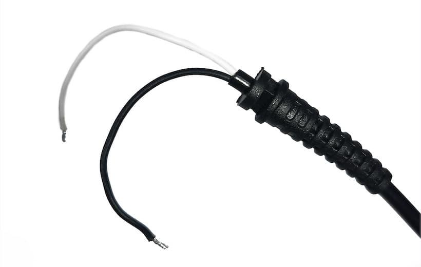 Dc кабель до блоку живлення 4.8x1.7mm (long black) (5a) (1.2m) (A class) 1 день гар. - фото 4 - id-p1663556109