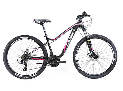 Гірський велосипед 27,5" Crosser P6-2 рама 15.5", перемикачі SHIMANO 21 швидкість, механічні дискові гальма