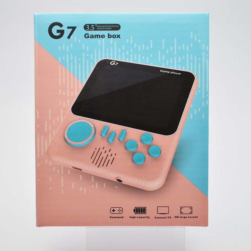 Портативна приставка Retro Game Box G7 Game Box 400 в 1 Pink Рожевий
