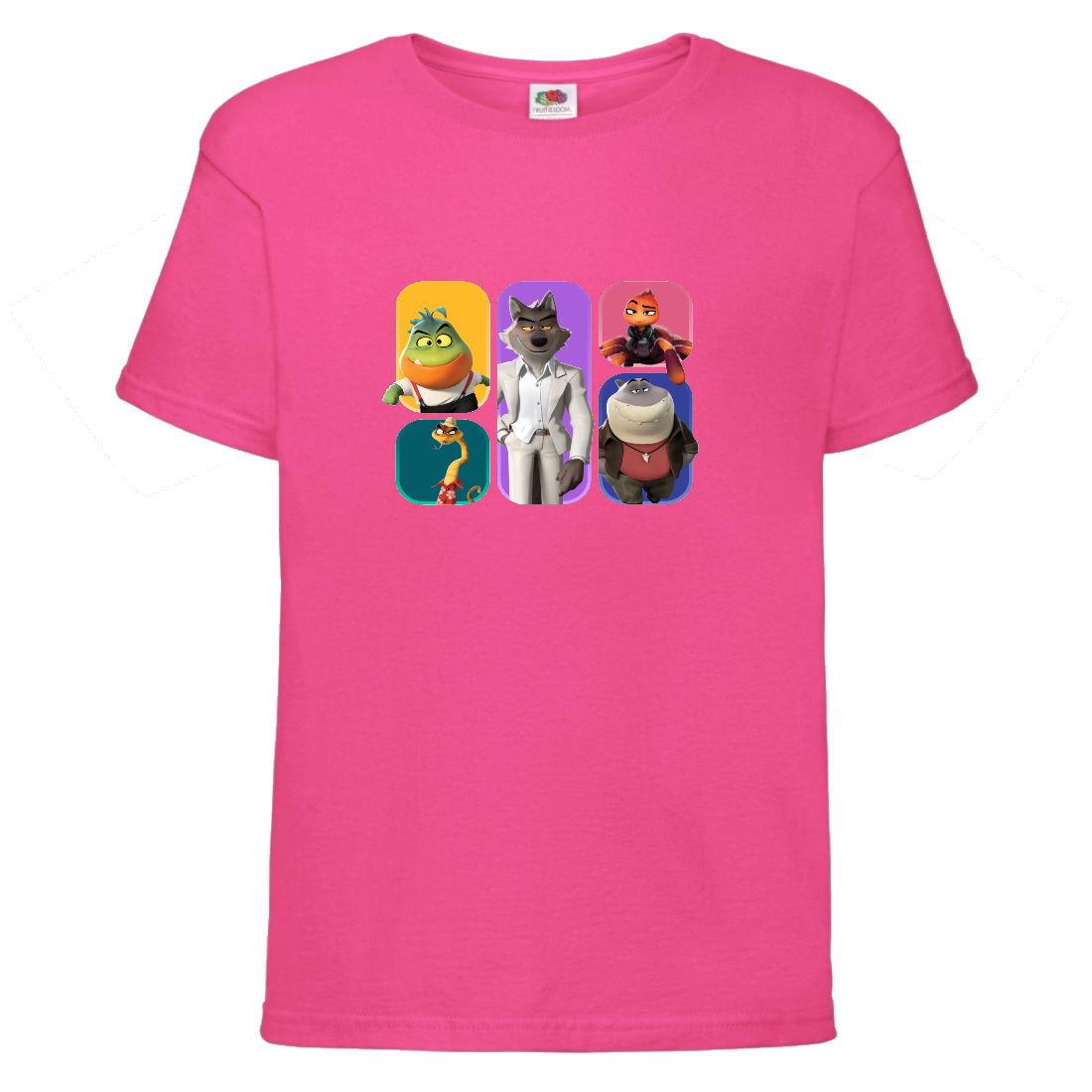 Футболка для дітей погані хлопці 002 малінова (BBS 002 crm), фото 1