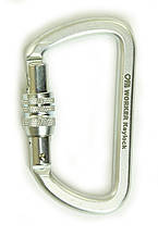 Карабін сталевий First Ascent Worker keylock