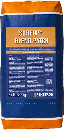 Полімерно-модифікований, швидко-тужавіючий ремонтний розчин Surfix Blend Patch 22,7 кг, мішок, фото 2