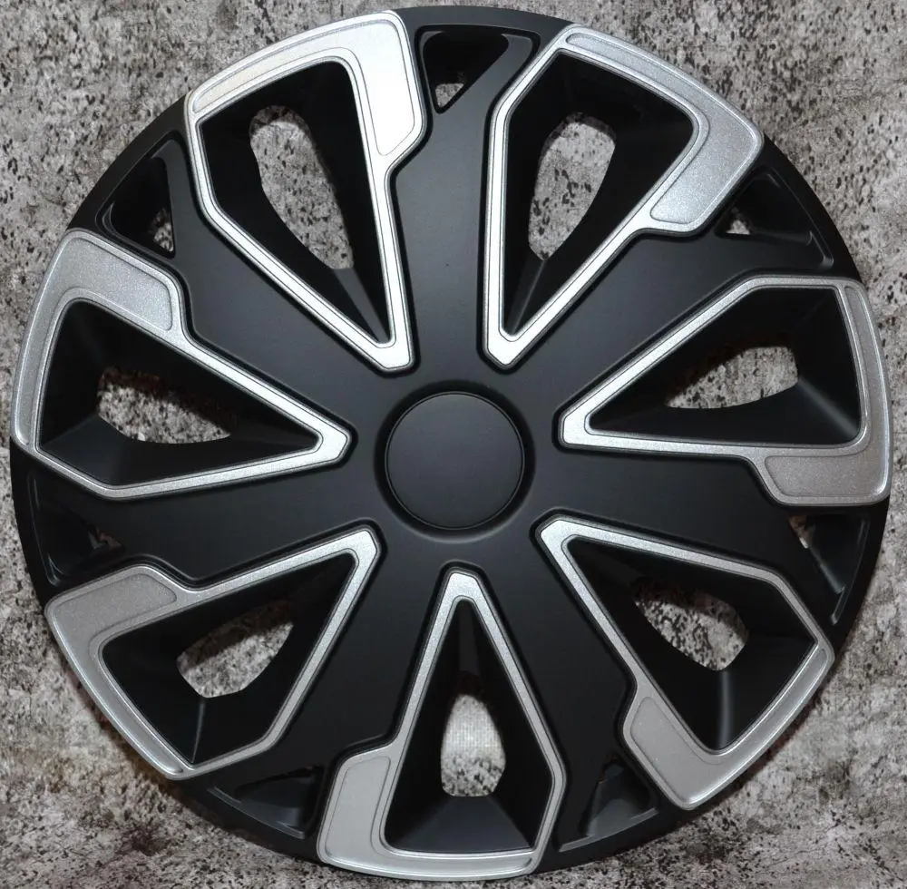 Автомобільні ковпаки ARGO R15 ULTIMO SILVER&BLACK. Ковпаки на диски/Колпаки на колеса., фото 1