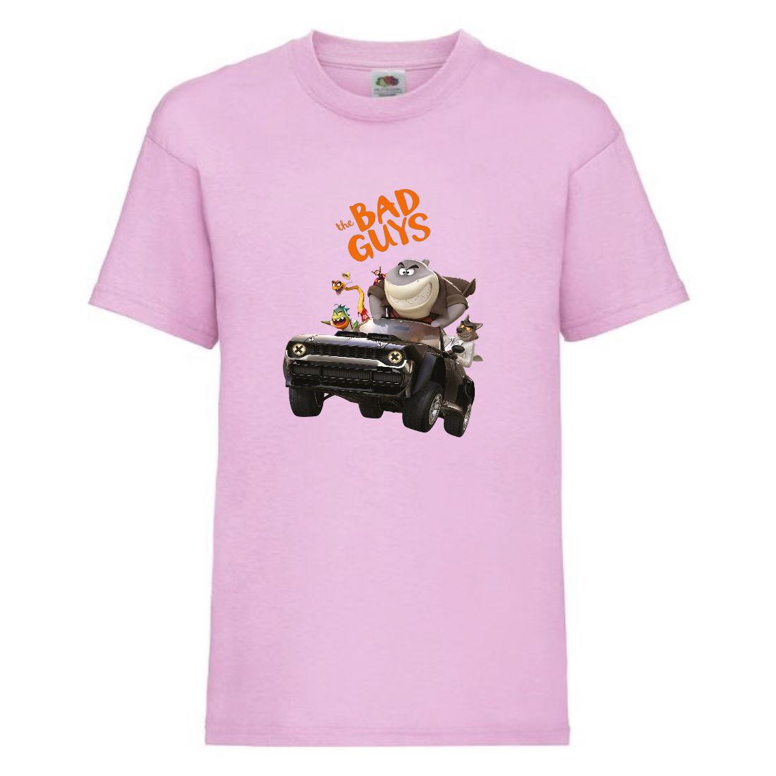 Футболка для дітей погані хлопці 001 рожева (BBS 001 pnc), фото 1