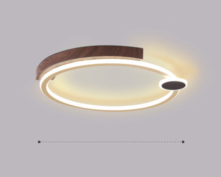 Потолочний світильник для будинку і офісу. Модель RD-0537 Темне дерево, 53х52 см, Триколор, фото 1