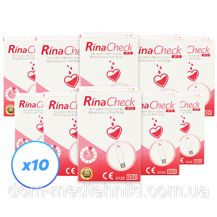 Тест-смужки Ріна Чек "Rina Check" - 10 уп. (500 шт.), фото 1