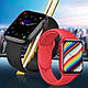 Розумний смарт годинник Smart Watch T200 Plus Bluetooth, Фітнес браслет в стилі Apple watch, Чорний, фото 2