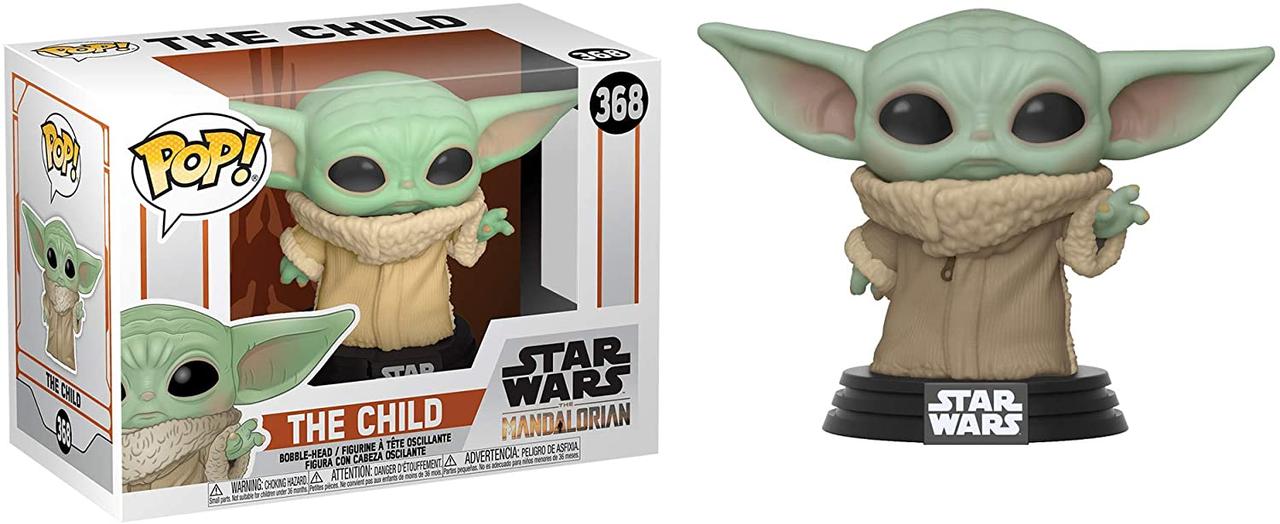 Фигурка Funko Pop Фанко Поп Star Wars The Mandalorian Мандалорец Малыш Йода The Child 10 см № 368 KSv - фото 3 - id-p1663584971