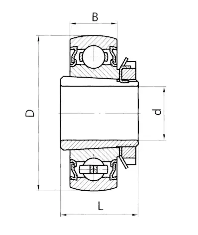 Підшипник 1680204АЕК10С17 HARP *, розміри:20*52*29, фото 2