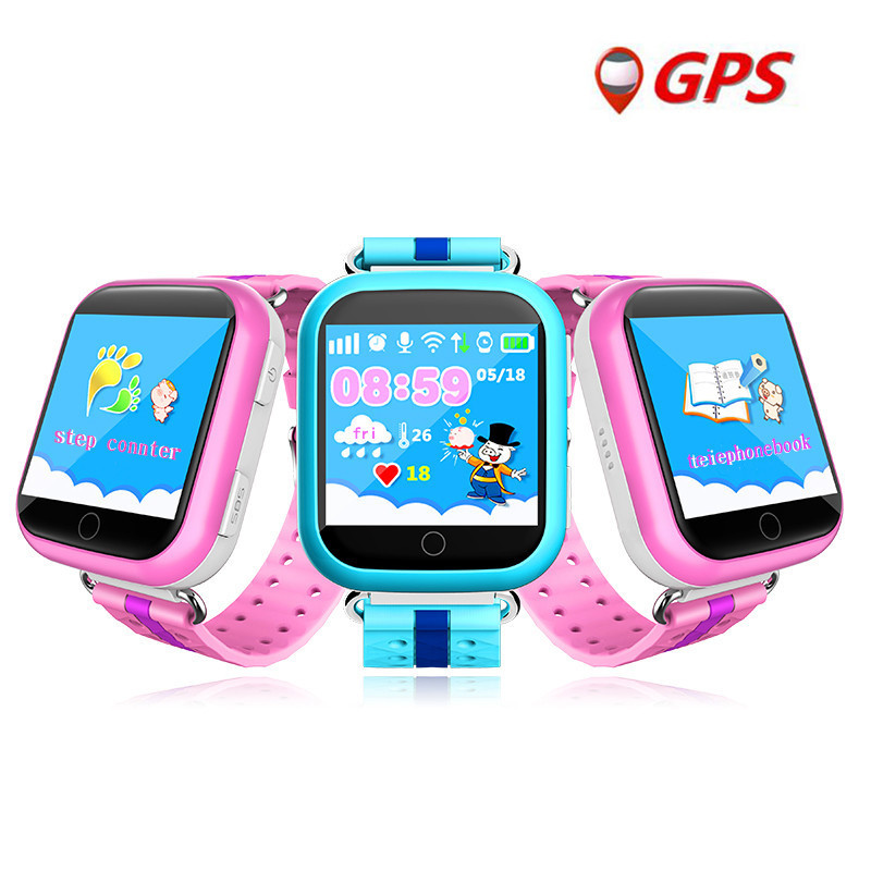 Дитячі розумні GPS годинник координатор Smart Baby Watch Q750 з сенсорним екраном, Wi-Fi і іграми (сині)
