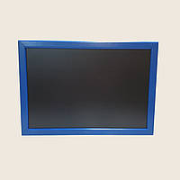 Меловая доска 84х60см с рамкой "Синий" форматом А1 горизонтальная