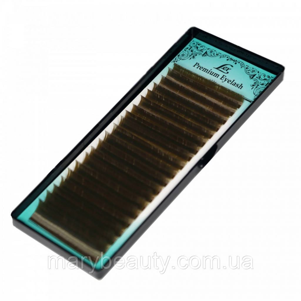 Вії LEX CC 0.07 (8-12) mix Dark Chocolate