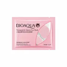 Гидрогелевые патчи для глаз с Нанопептидом и Сакурой Bioaqua Nonapeptide Sakura Eye Mask, 7.5г