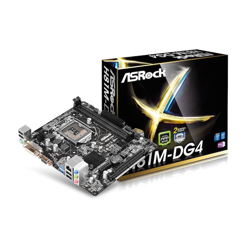 Материнська плата AsRock H81M-DG4 mATX