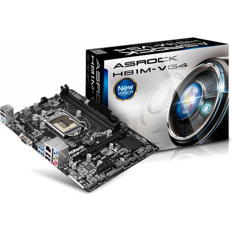 Материнська плата AsRock H81M-VG4 mATX