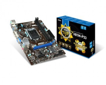 Материнська плата MSI H81M-P33