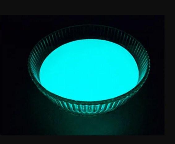 ГОЛУБОЙ базовый Люминофор, светящаяся порошок люминесцент ТМ Просто и Легко 10 г - фото 3 - id-p1663622942