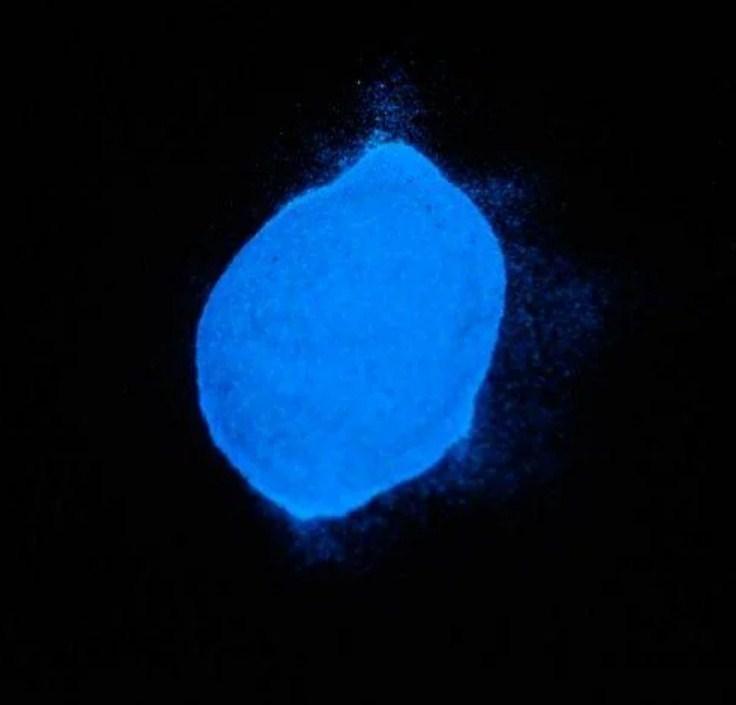 СИНИЙ базовый Люминофор, светящаяся порошок люминесцент ТМ Просто и Легко 10 г - фото 3 - id-p1663622943