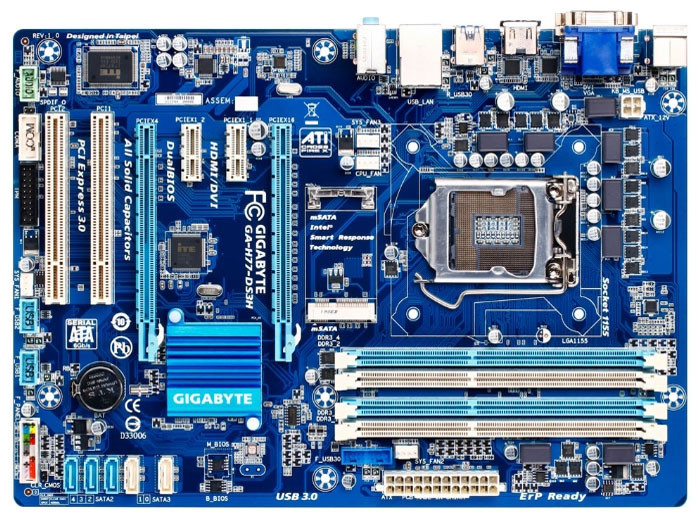 Материнська плата GigaByte Socket1155 Z77P-D3