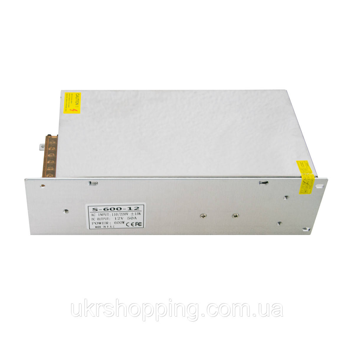 Импульсный блок питания 12V 50A S-600-12 600W источник питания постоянного тока для светодиодной ленты (SH) - фото 3 - id-p1663638681
