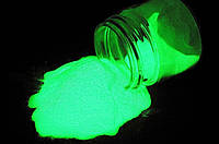 ЗЕЛЕНЫЙ базовый Люминофор, светящаяся порошок люминесцент ТМ Просто и Легко 500 г