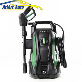 Мийка високого тиску АPRO PWH-1400 1400 Вт. + турбонасадка, пінокомплект, забір води з відра