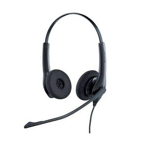 Гарнітура дротова Jabra Biz 1500 DUO QD+RJ11 (HSC023) з шумопоглинанням чорні б/в