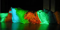 Фасування 500 г Різнобарвний Люмінесцент світний порошок