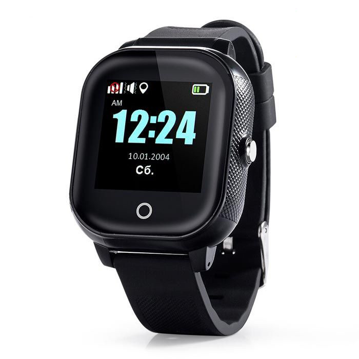 Дитячі смарт-годи Lemfo DF50 Ellipse Aqua з GPS координатором (Черний)