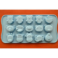 Силіконова форма Звірятка LOVE