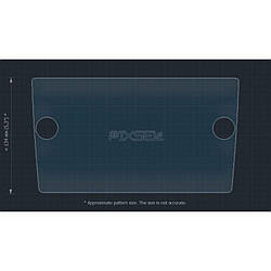 Захисне гібридне скло на монітор 10.9" 9H VOLKSWAGEN T-ROC 2021 - 2022